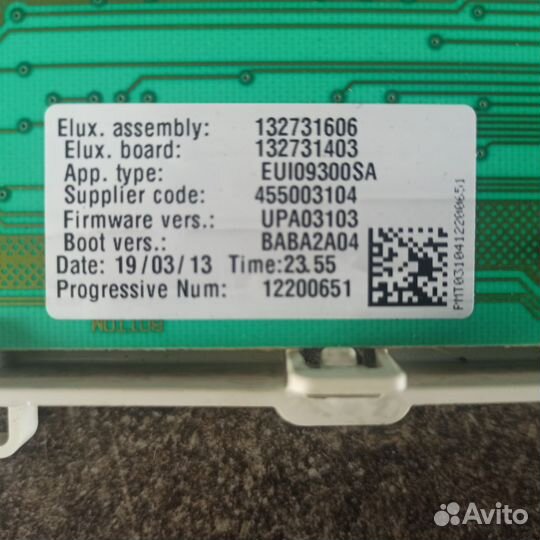 Модуль стиральной машины zanussi