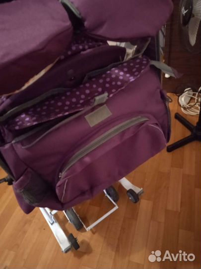 Детские санки коляска с колесами