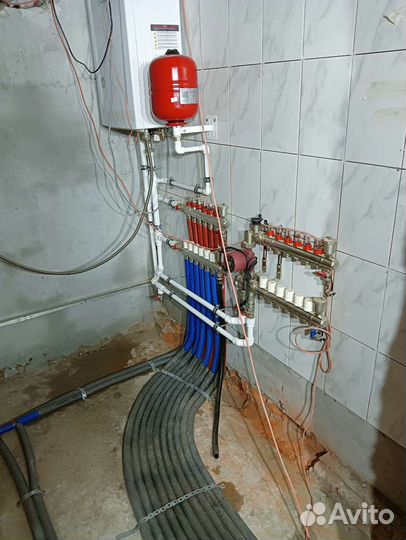 Монтаж отопления, электромонтаж