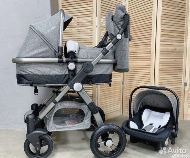 Коляска Luxmom 600G 3в1 с гарантией