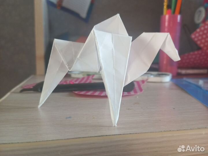 Верблюд оригами