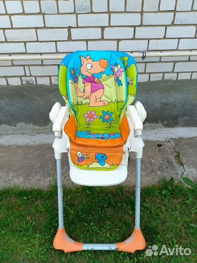 Стульчик для кормления chicco polly
