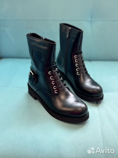 Ботинки натуральная кожа