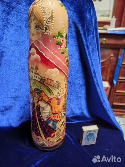 Матрёшка. Сувенирная. Чтоб спрятать Бутылочку