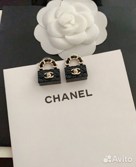Серьги Chanel Bag