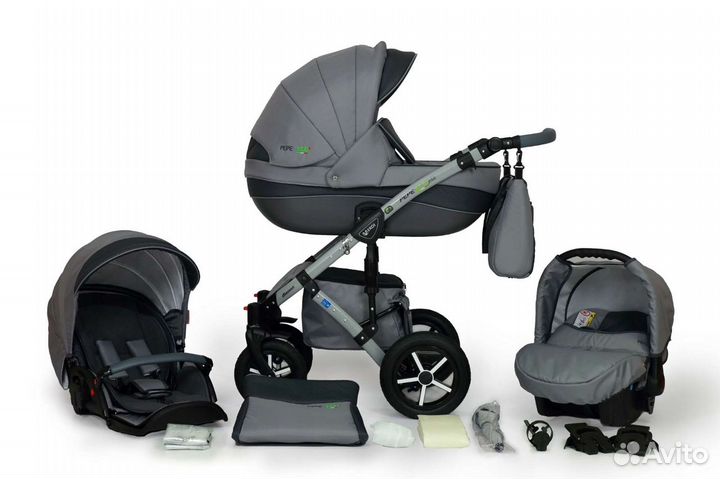 Коляска Verdi Pepe Eco Plus 3 в 1