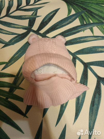 Шапка шлем для малыша 40-42