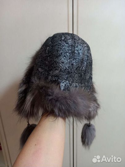 Шапка чернобурка 6-10лет