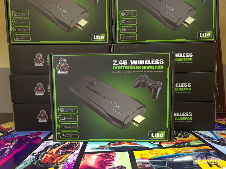 Игровая Приставка Game Stick 64гб