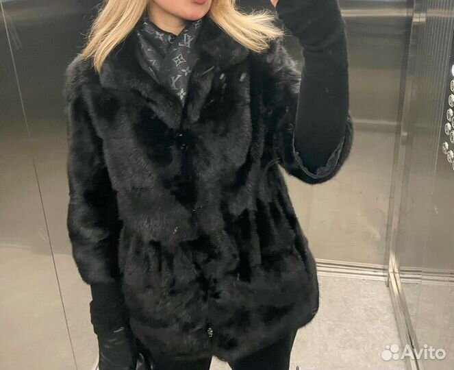 Шуба норковая трансформер 44 46