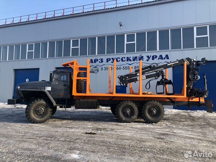 Урал Сортиментовоз с кму