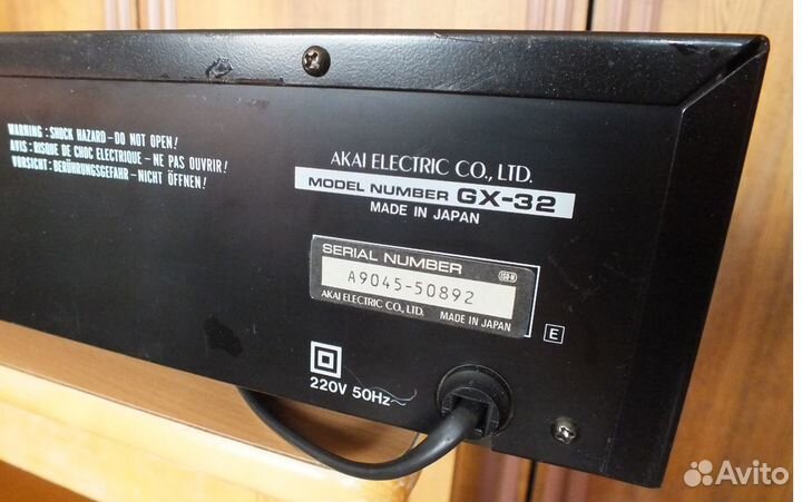 Кассетная дека akai GX-32