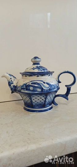 Чайник заварочный Гжель