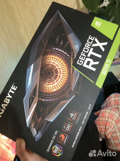 Видеокарта Rtx 3070ti gigabyte 8gb
