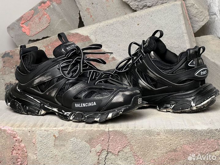 Balenciaga Track Black Faded