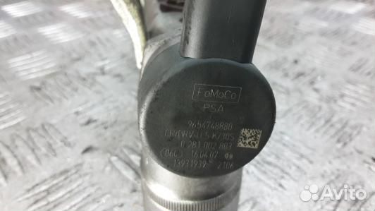 Топливная рампа дизельная citroen C-crosser (9AG02BB01)