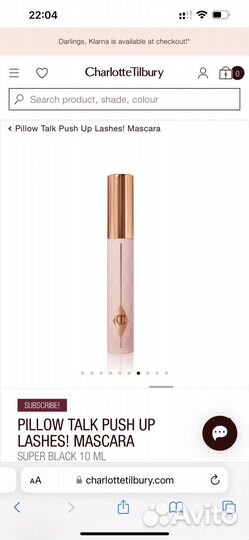 Charlotte tilbury тушь 10г черная