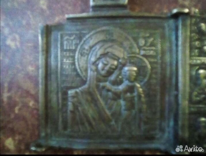 Икона 18 век складень