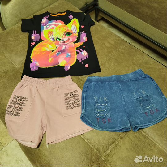 Вещи пакетом на девочку 134 140