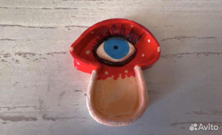 Тарелочки из глины декоративные