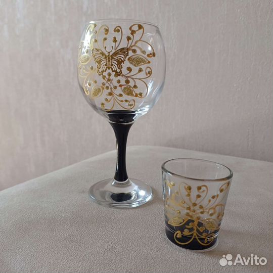 Бокалы для вина, рюмки. Подарочный набор