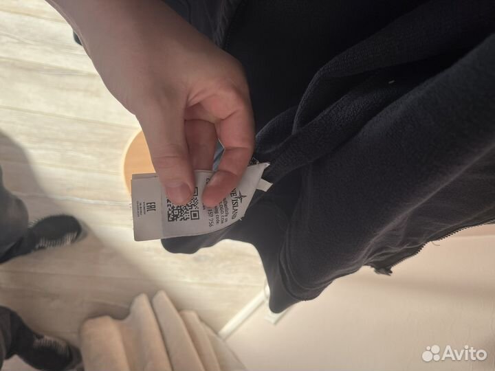 Оригинальное зип худи stone island