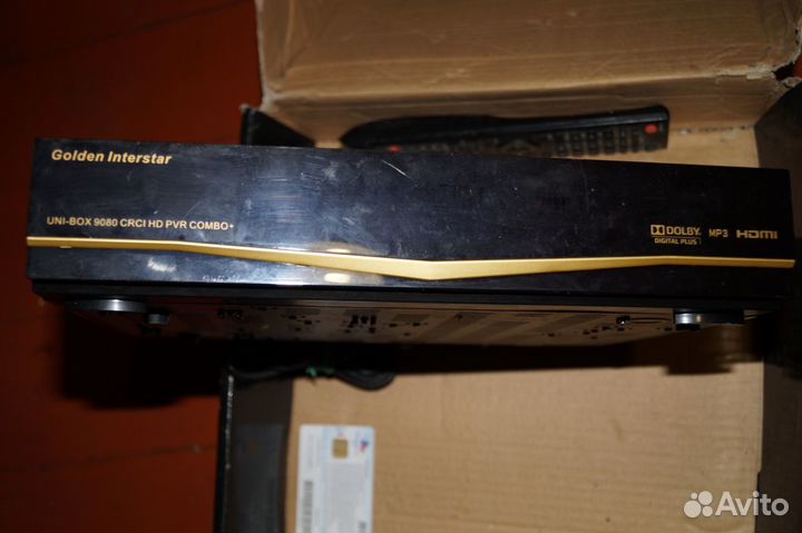 Спутниковый рессивер golden interstar unibox 9080