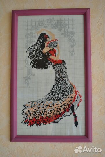 Картина вышитая крестом