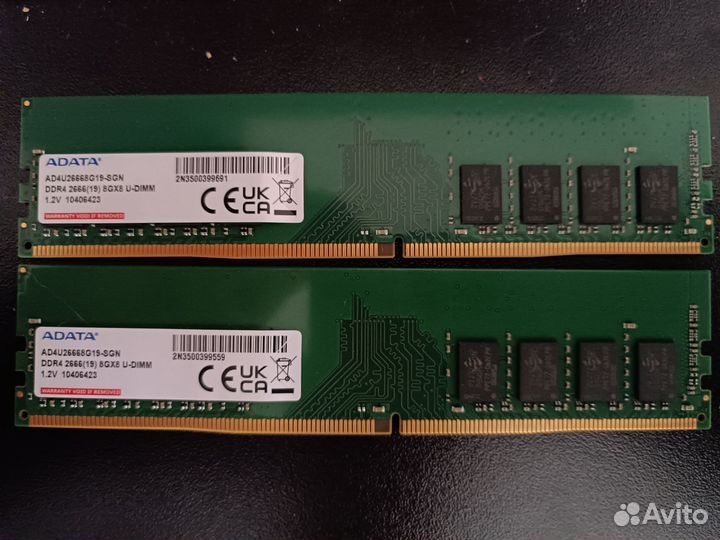 Оперативная память ddr4 8gb 2666 мгц