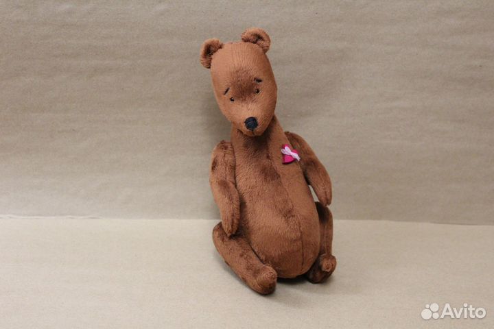 Тедди мишка с сердечком. Игрушка ручной работы