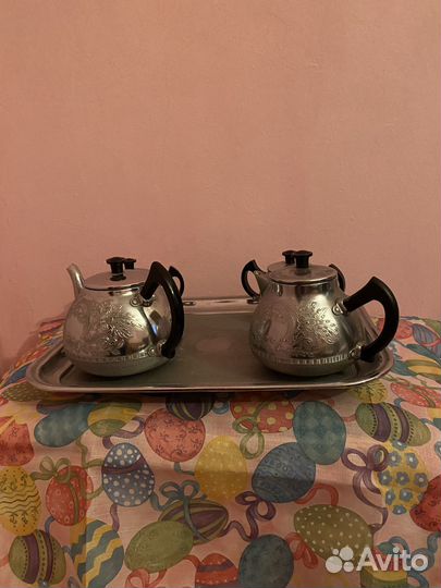 Мельхиоровый набор посуды