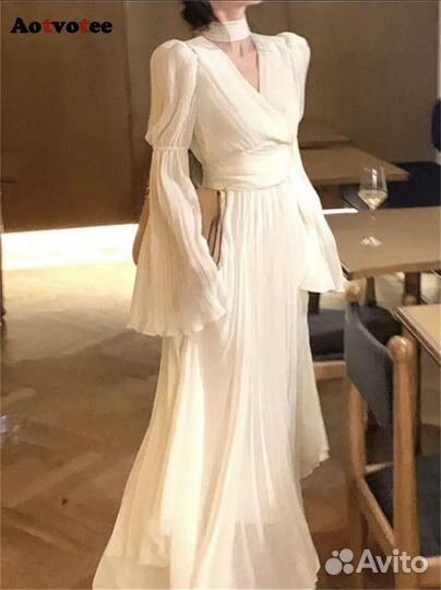 Платье белое