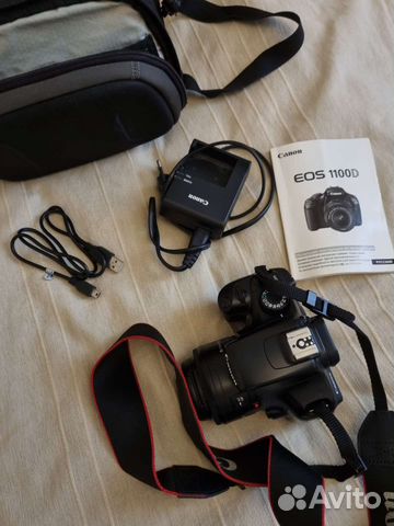 Зеркальный фотоаппарат canon EOS 1100D