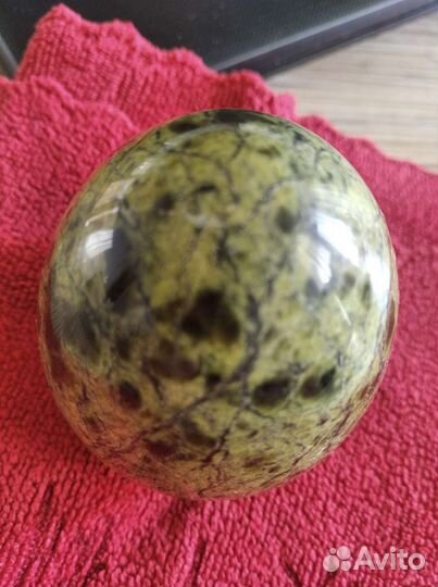 Яйцо фаберже змеевик