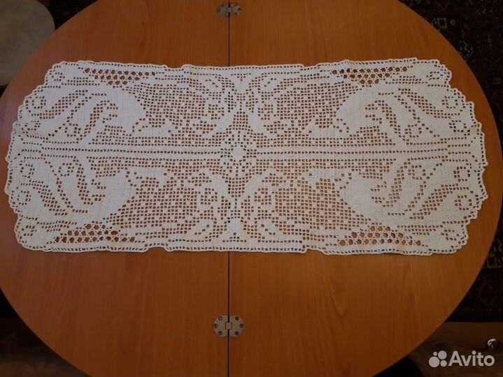 Скатерть вязанная крючком