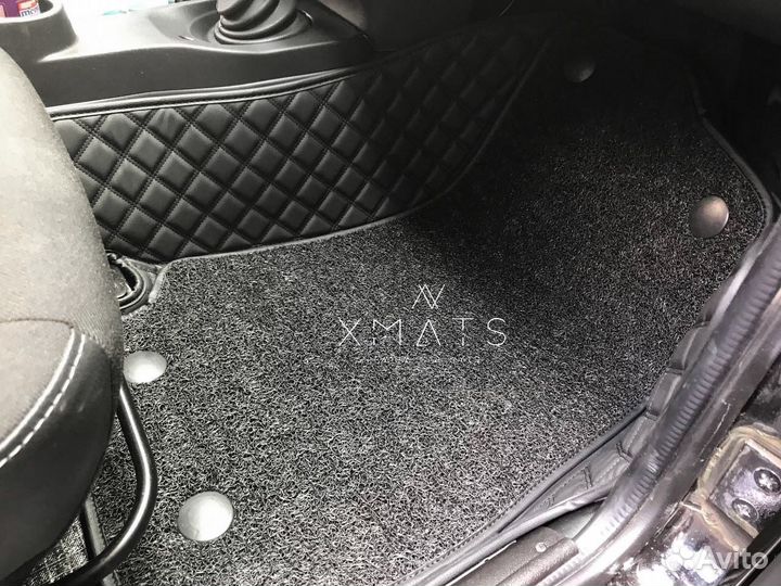 3D коврики из экокожи для LADA Нива