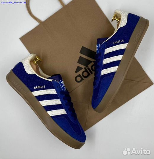 Кроссовки Adidas Gazelle Navy (Арт.73578)