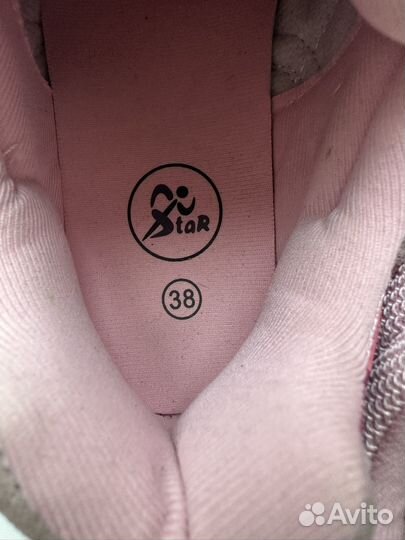 Кроссовки женские замша и текстиль 38