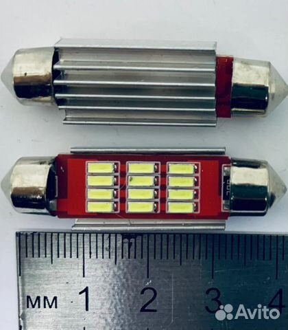 Автомобильная лампа с5w 40мм подсветка салона