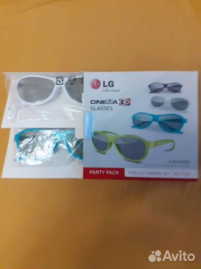 Очки 3D LG Cinema упаковка