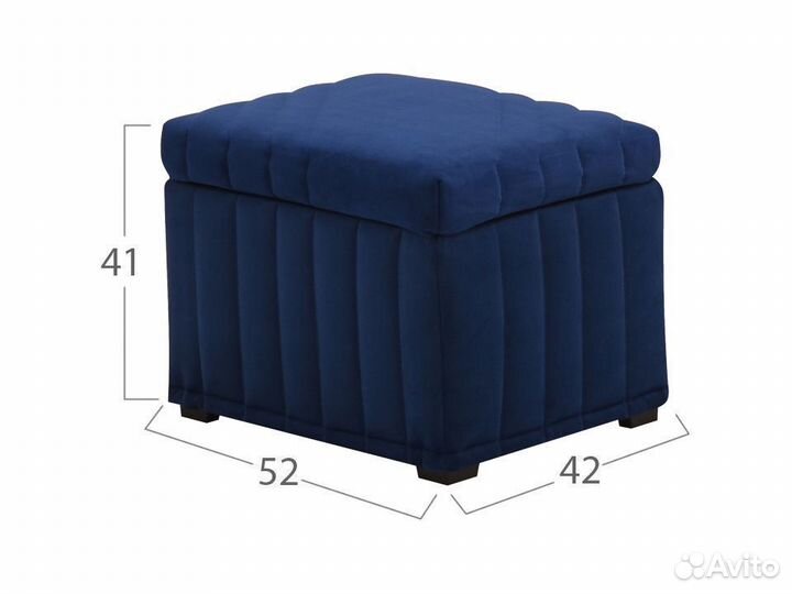Пуф с ящиком