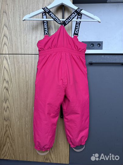 Полукомбинезон штаны зимние reima 98 фуксия