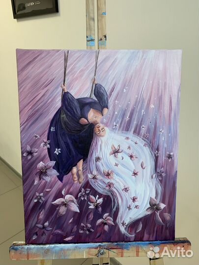 Картина на холсте акрилом