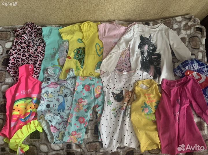 Вещи пакетом на девочку 104-110