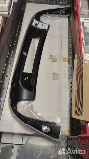 Накладка заднего бампера vw touareg 2011-2014