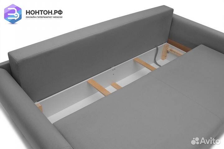 Диван еврокнижка Стингер светло-серый