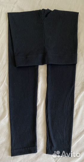 Лосины в рубчик