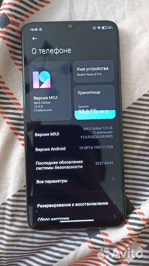 Xiaomi redmi note 8 pro