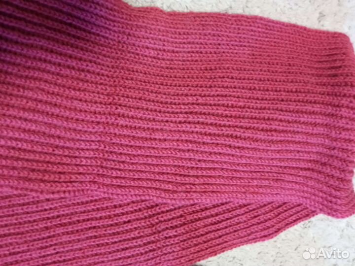 Комплект шапка, шарф, варежки