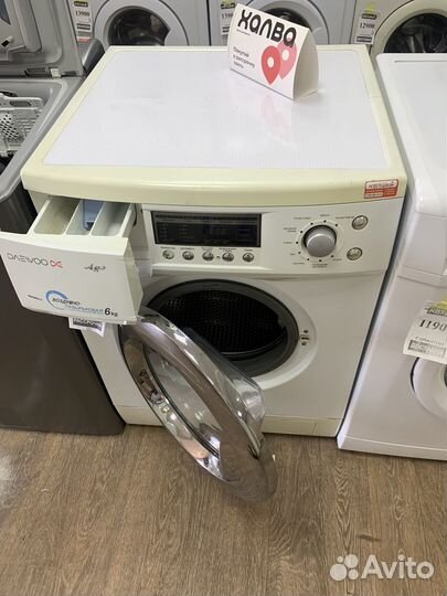 Стиральная машина daewoo 6кг воздушно-пузырьковая